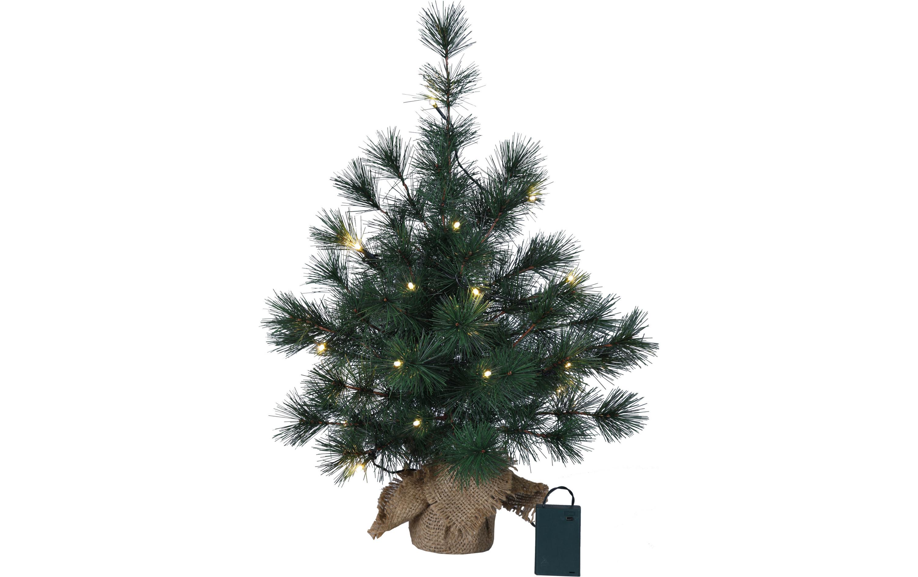Star Trading Baum Furu 60 cm mit 20 LED Lampen – LED-Weihnachtsbaum von Star Trading