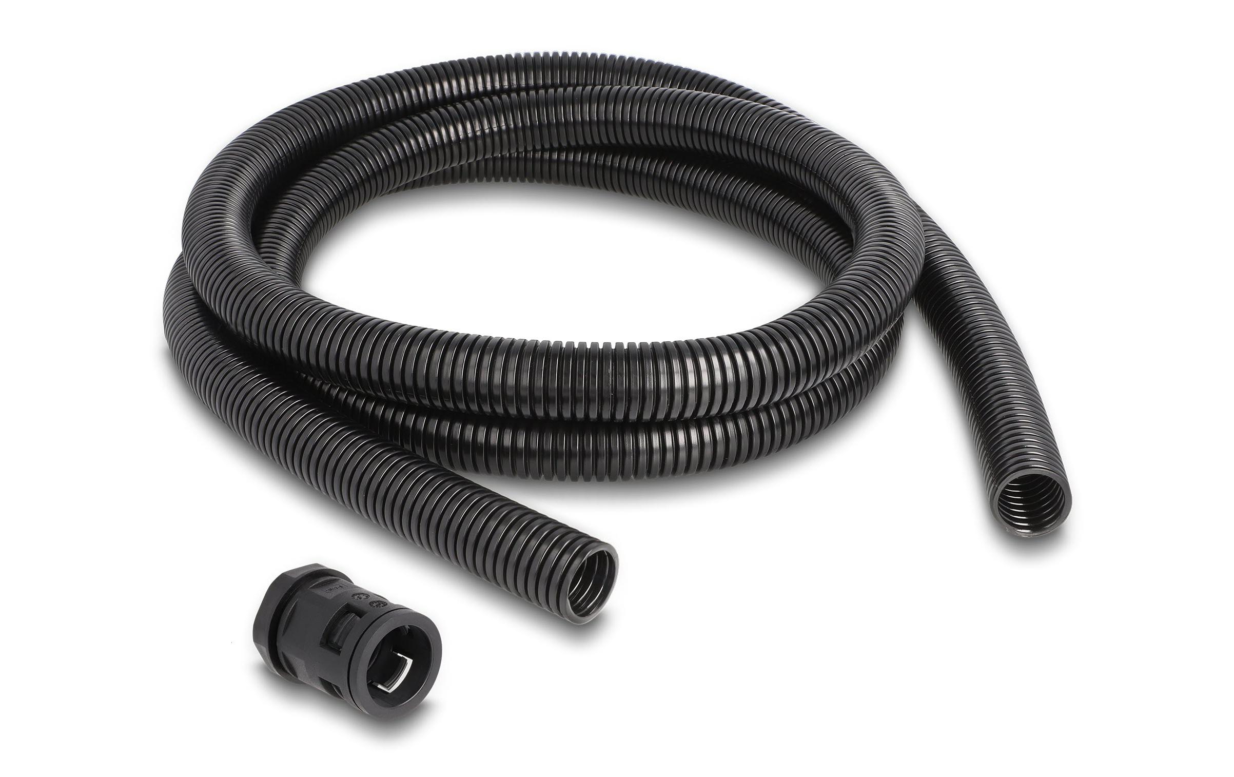 Delock Kabelschlauch 2 m x 21.2 mm Schwarz – Kabelschlauch von Delock