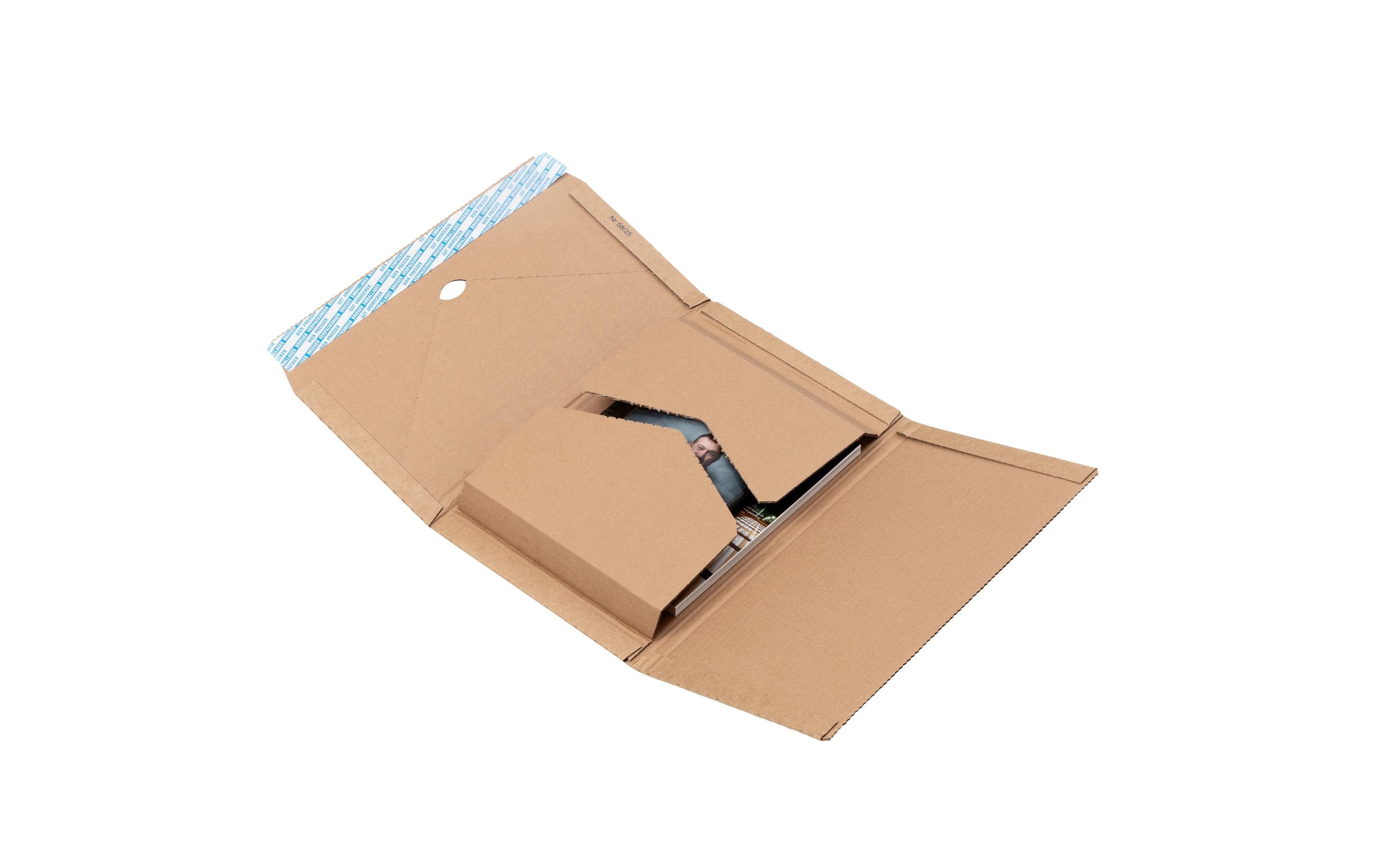 Brieger Versandkarton Höhenvariabel 31.5 x 31.5 x 0 - 8 cm – Versandkarton von Brieger