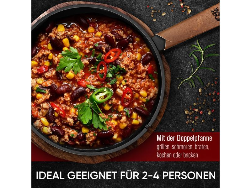 2-in-1 Pfannenset-Topf 3L & Pfanne 1,5 L