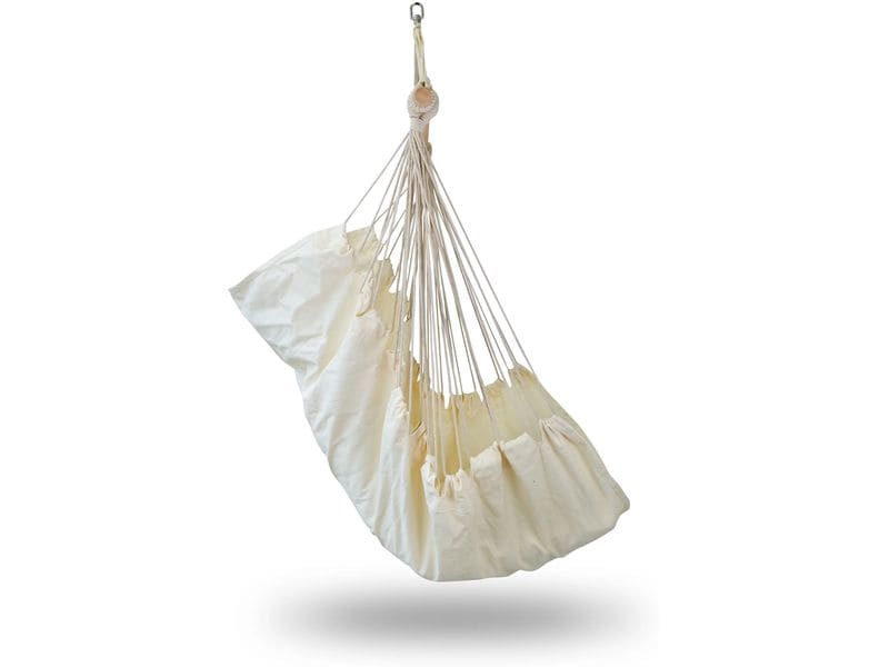 Hängesitz mit zwei Kissen, beige