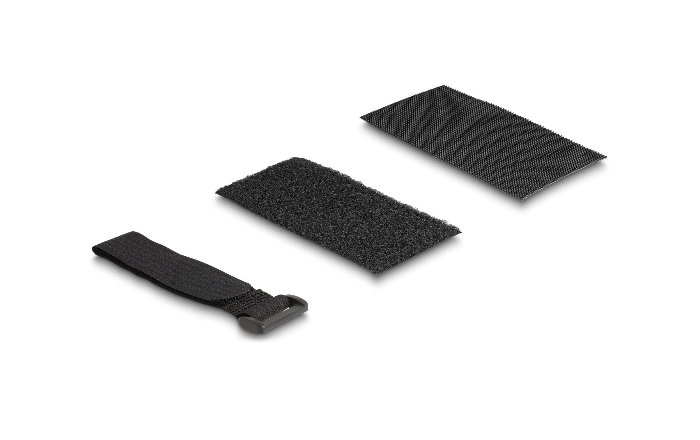 Delock Klettpad mit Klett-Kabelbinder Set 10 Stück – Klettband von Delock