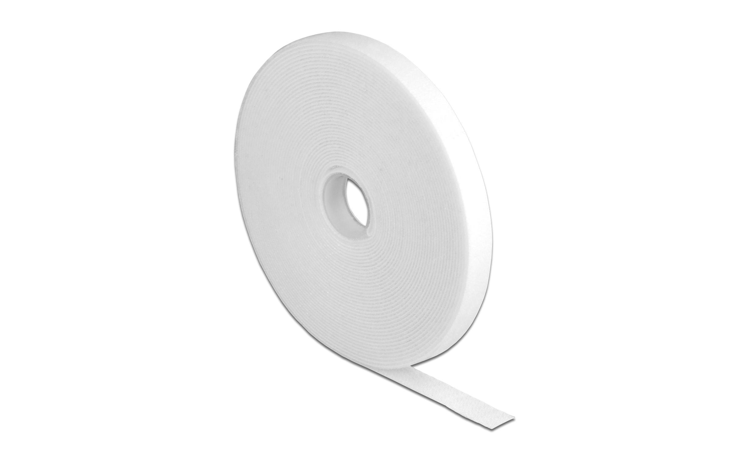 Delock Klettband 10 m x 13 mm Weiss – Klettband von Delock