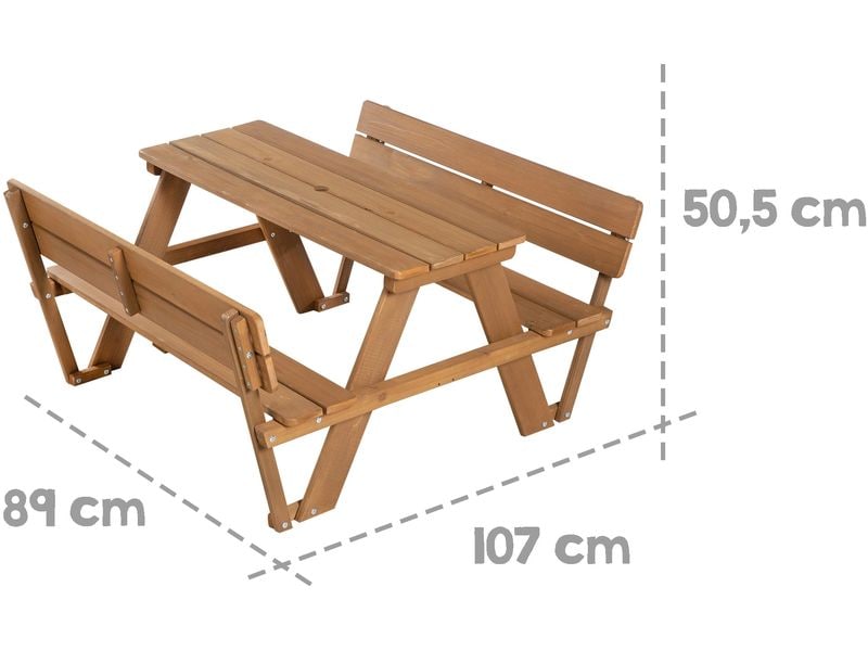 Roba Kindersitzgruppe mit Lehne, teak