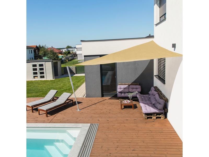 Sonnensegel Champagner 4.0m, Dreieck