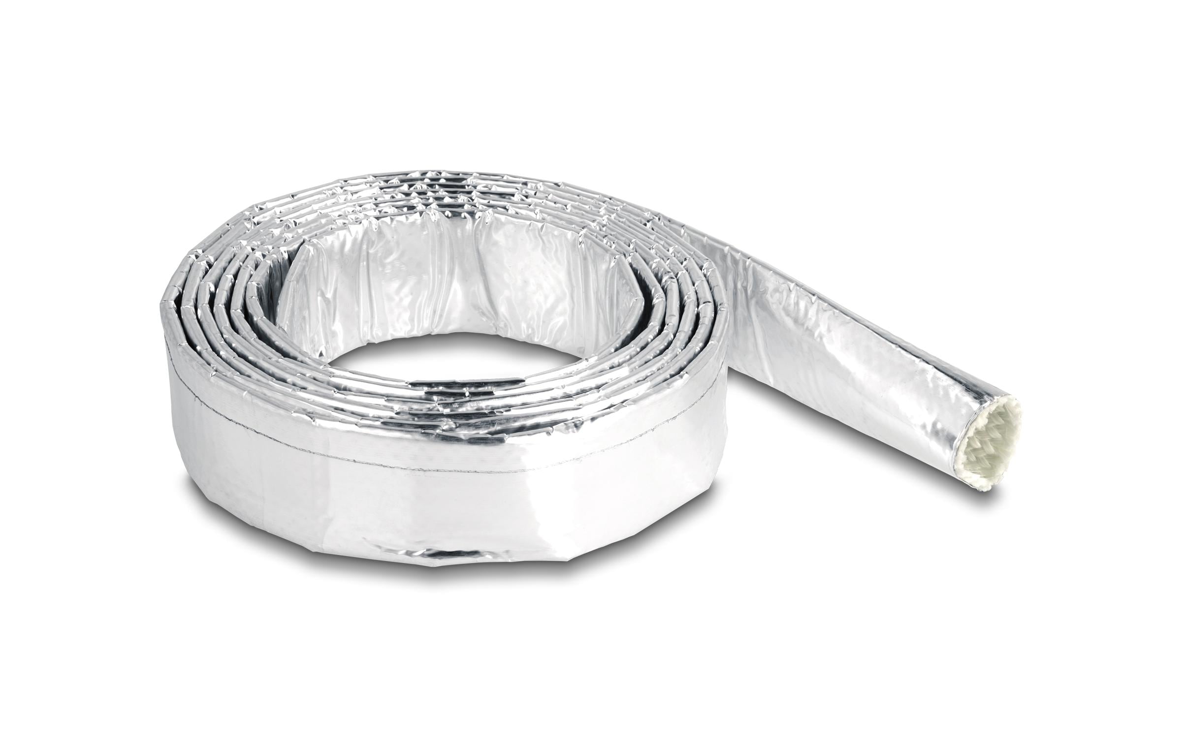 Delock Kabelschlauch aus Glasfasergeflecht / Alu 2 m x 16 mm Silber – Kabelschlauch von Delock