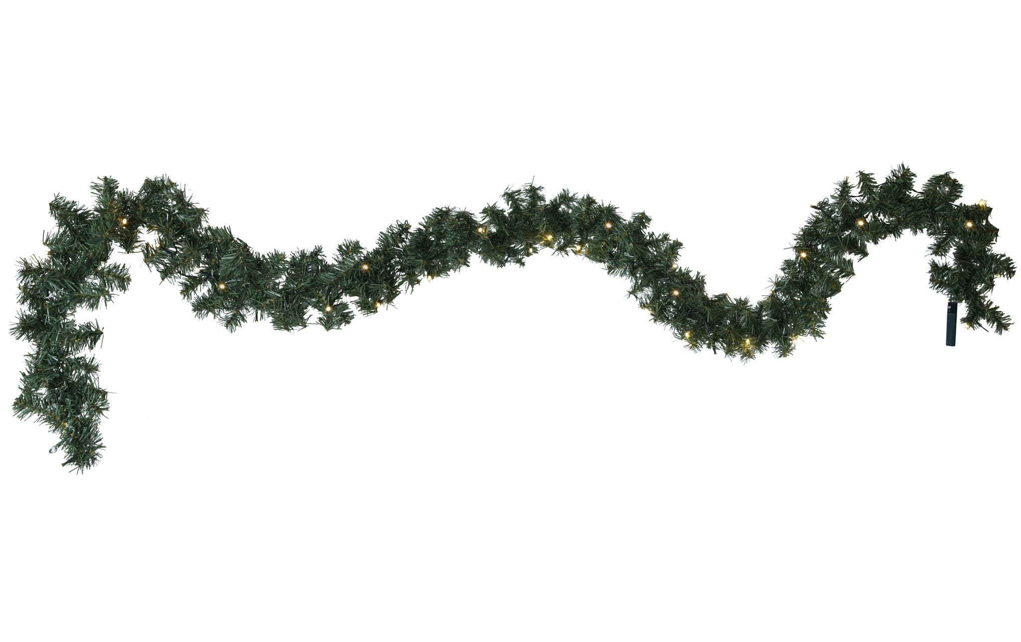 Star Trading Girlande Canadian, 2.5 m, 30 LED, Grün – LED-Girlande von Star Trading