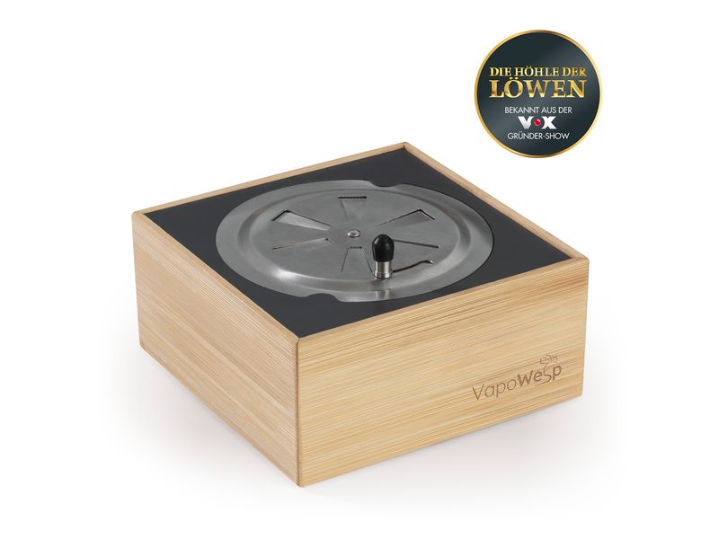 VapoWesp Räucherbox hellbraun