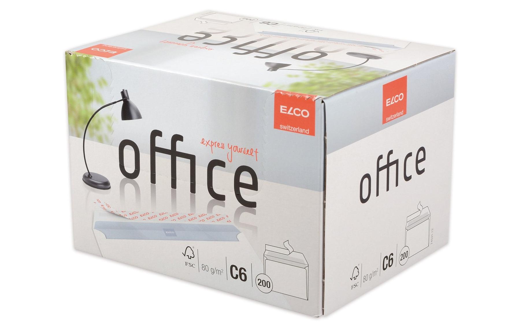 ELCO Couvert Office Box C6 ohne Fenster, 200 Stück – Couvert von ELCO