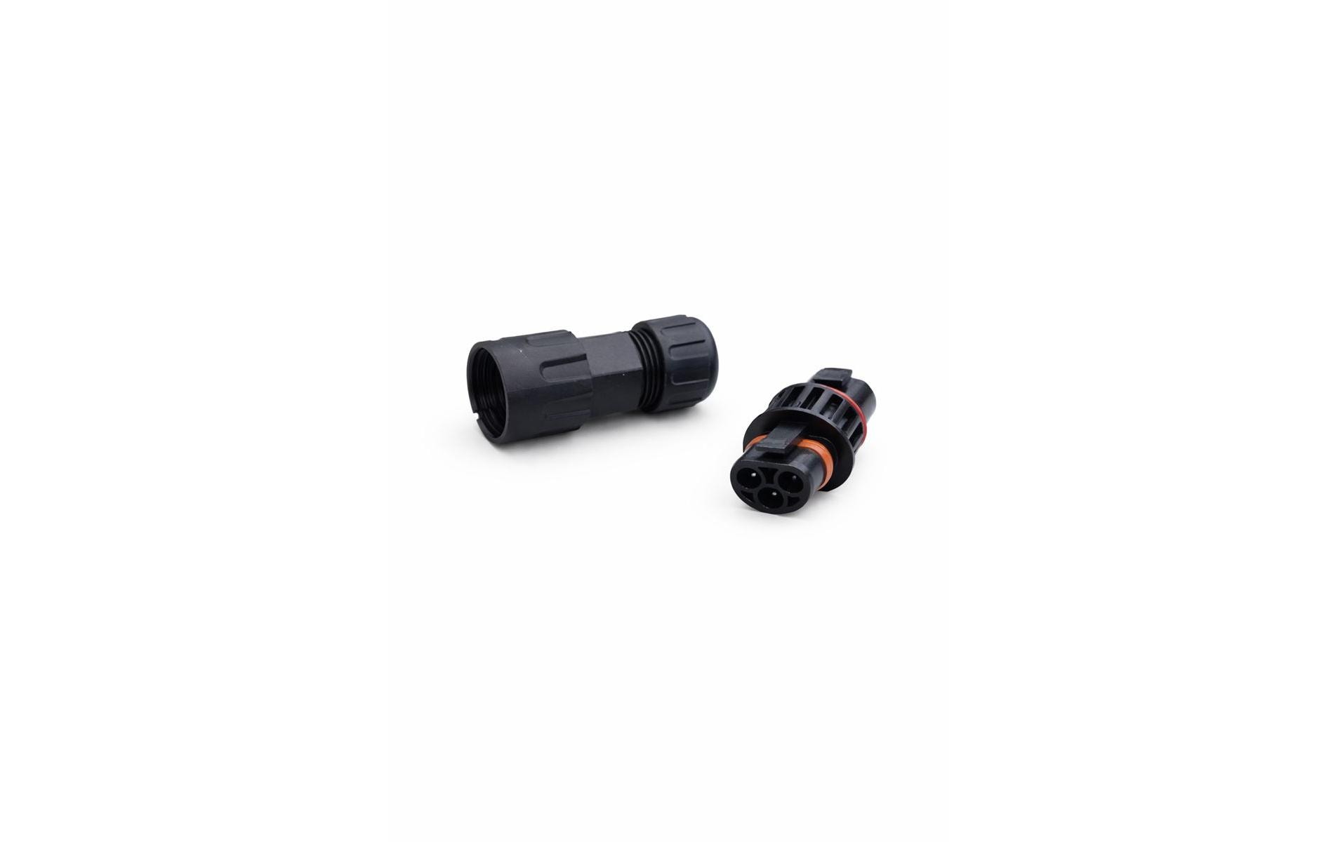 Zendure Steckerteil M25-VL-3P MALE 16A Schwarz, IP66/68 – Montagestecker von Zendure